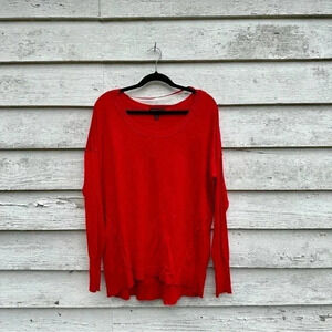 Lane Bryant Womens Sweater Plus Size 14/16 Red Pullover